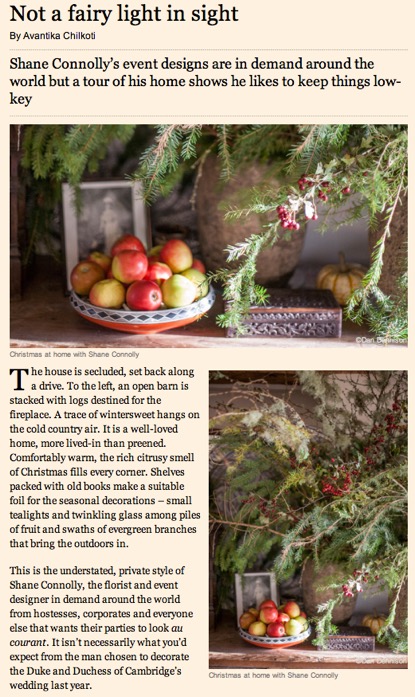 Not a fairy light in sight…