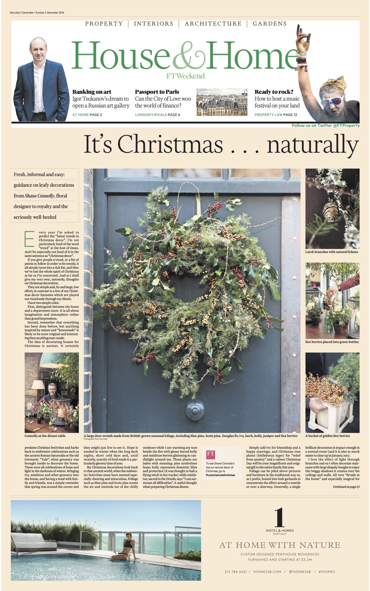 It’s Christmas . . . naturally
